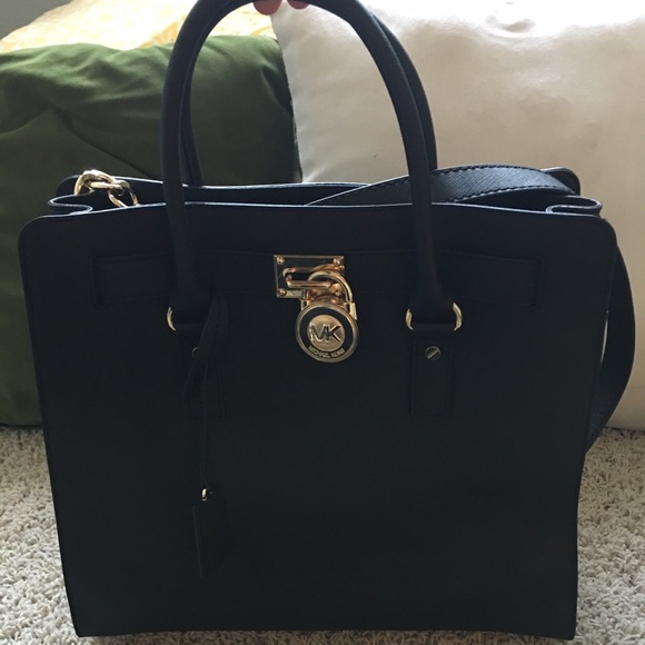 Saffiano leather Michael Kors tote