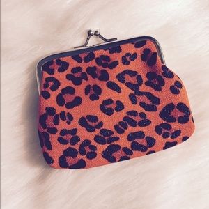 •NEW LISTING! Leopard coin purse•
