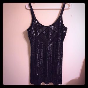 Parker embellished Hayden combo dress