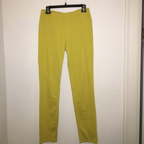 Yellow Uniqlo Jeggings