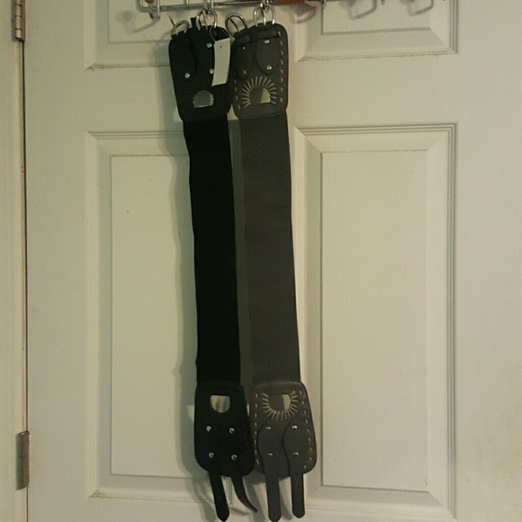Wide stretchy belts