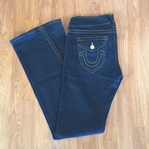 True Religion dark wash denim