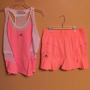 Adidas Stella McCartney tennis outfit