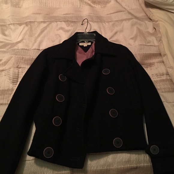 Tommy Jeans short navy pea coat