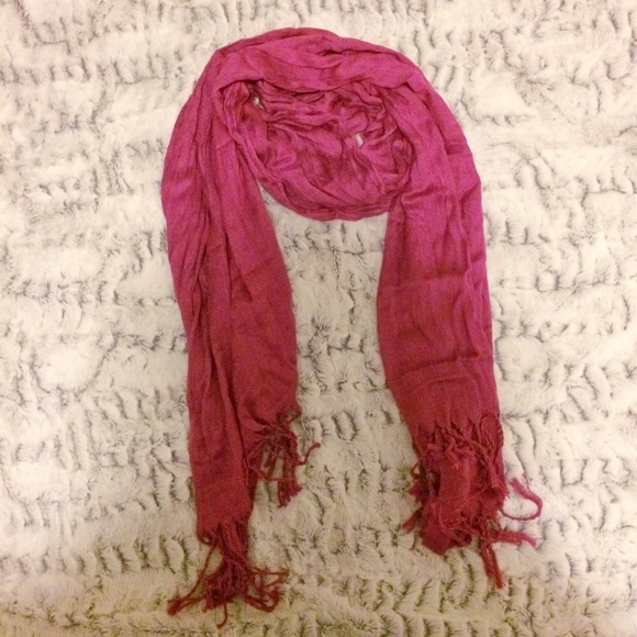 PURPLE TISSUE SCARF