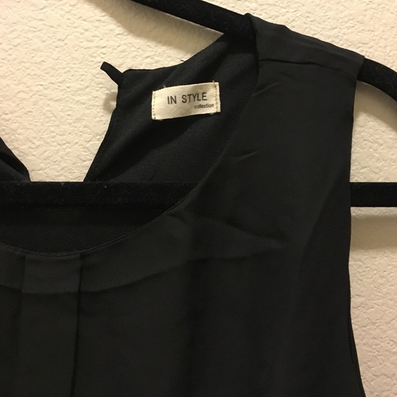 Black Spring Dress - Picture 3 of 4