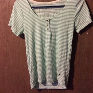 AE Striped Henley Top