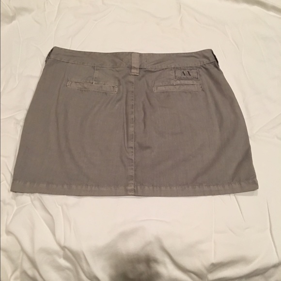 Grey A/X Armani Exchange Cotton Skirt - Picture 2 of 2
