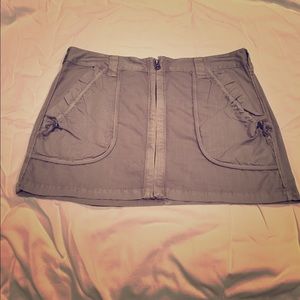 Grey A/X Armani Exchange Cotton Skirt