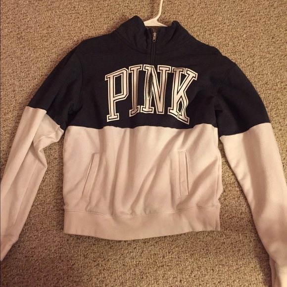 Pink Victoria Secret Quarter Zip