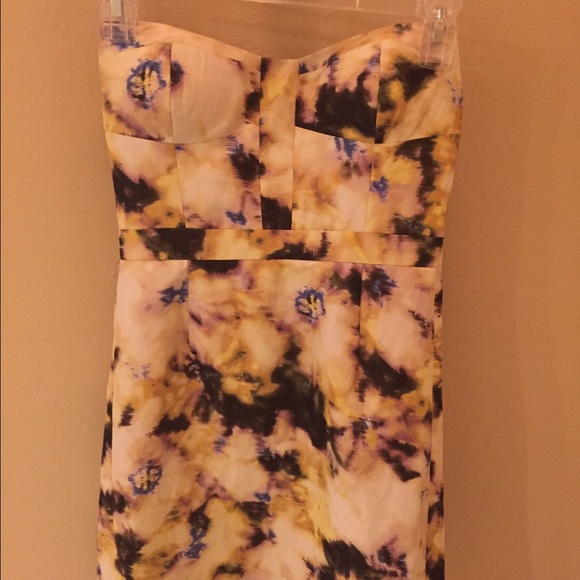 J crew Fleurette Bustier Strapless Dress