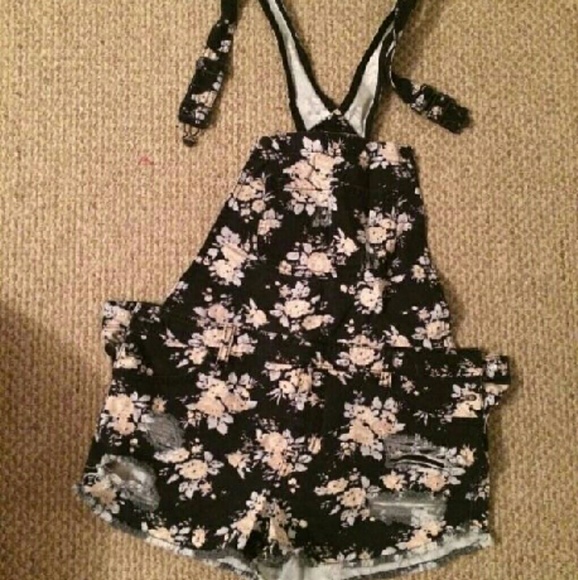 Floral Overalls - Picture 2 of 2