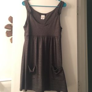Grey button dress/jumper