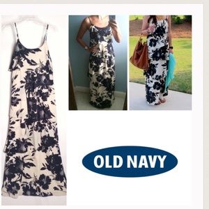 Old Navy Layered Maxi Dress w/ lining