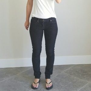 Gap Always Skinny 1969 Black Cord Corduroy Pants