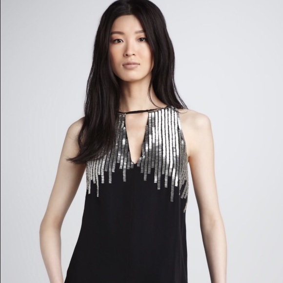 Parker Embellished Sleeveless Beaded Top