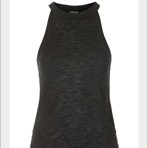 Topshop High Neck Top