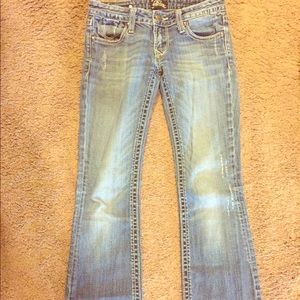 Express Women's boot cut jeans.