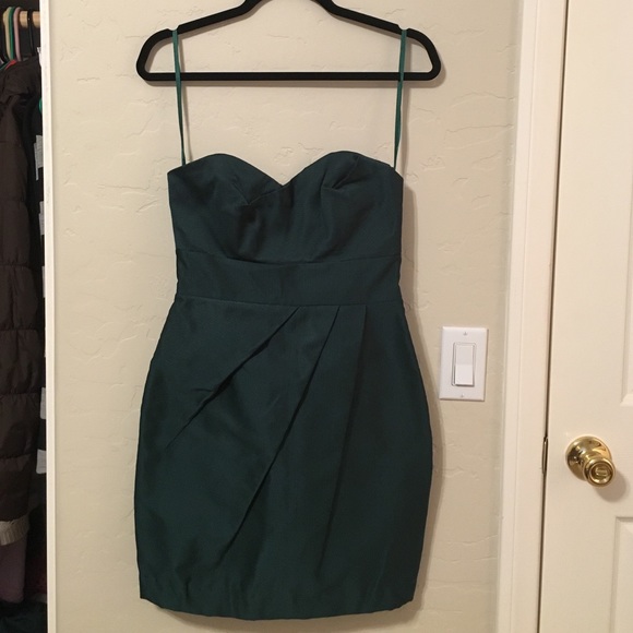 coast black strapless dress