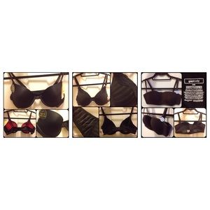 NEW black bra bundle 36B