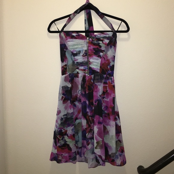 Watercolor Florals Mini Dress by GUESS