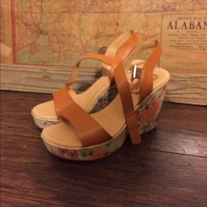 Korks by Kork-Ease Floral Wedge