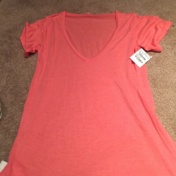 Peach brand new Jersey knit tshirt