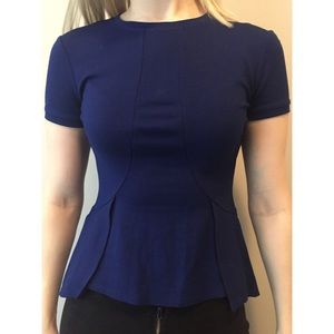 BCBG Peplum Top