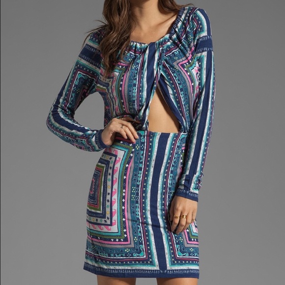 Mara Hoffman Dresses & Skirts - Nwt Mara Hoffman ruched keyhole dress in navy