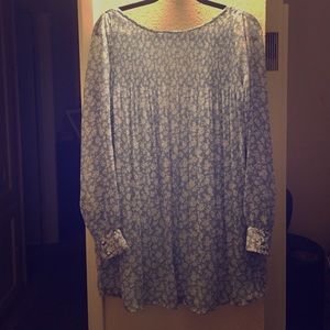 Pleated floral dress