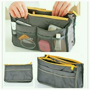 Multi-function handbag organizer purse