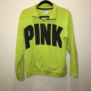 PINK Quarter Zip Pullover