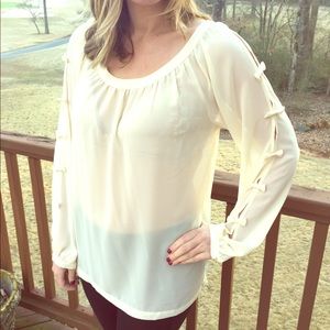 Ivory blouse