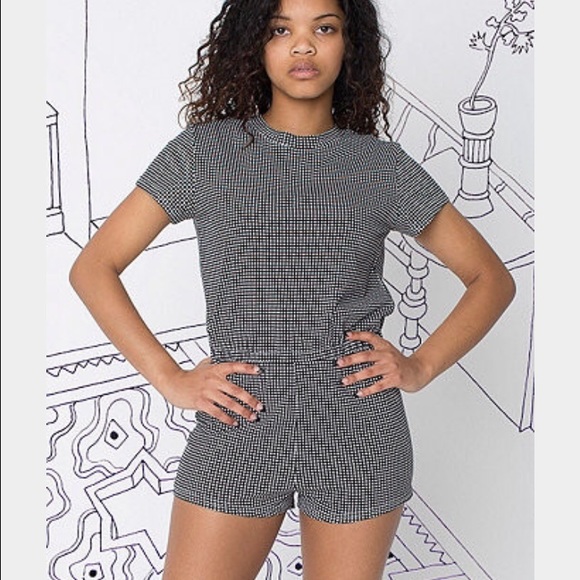AA Nathalie du Pasquie Grid Romper