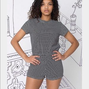 AA Nathalie du Pasquie Grid Romper