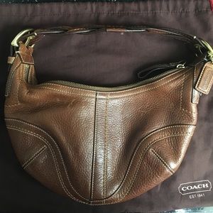 Coach Brown Leather SOHO Hobo