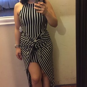 Striped Halter Dress