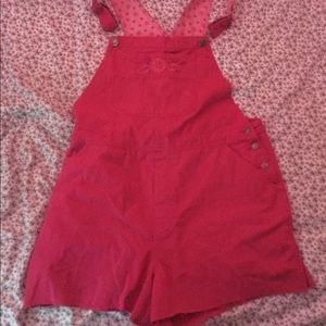 Pink Overalls