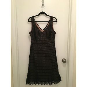 New York & Company black lace dress