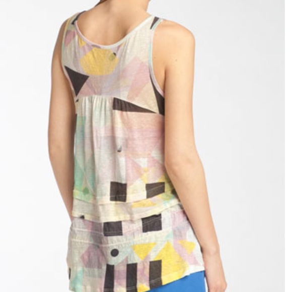 Theory Geometric Print Tunic - Picture 2 of 4