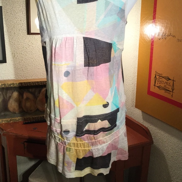 Theory Geometric Print Tunic - Picture 3 of 4