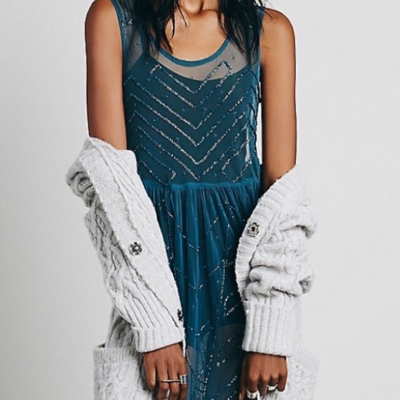 Embellished dress free people