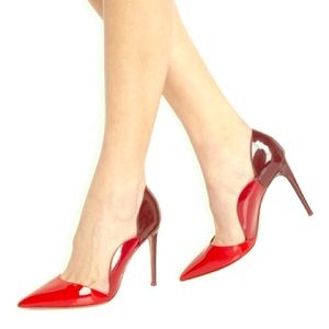 **Authentic** Valentino Patent Leather Red Pumps