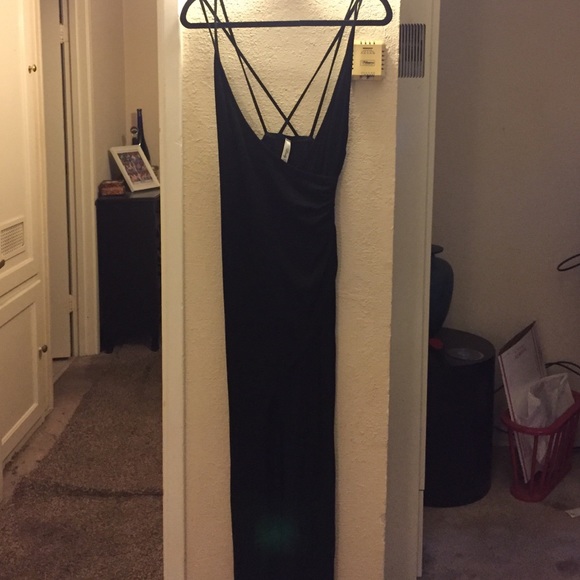 Long black dress