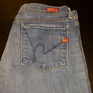 Citizen of Humanity Low Waist Flair Stretch Capri