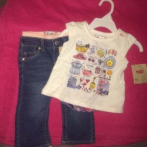 Baby girl Levis outfit