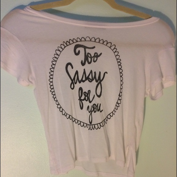 Soft graphic crop top