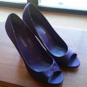 Michael Shannon purple heels summer formal work