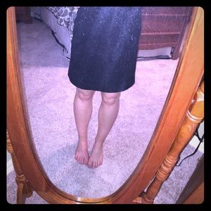 Black A Line skirt with pockets