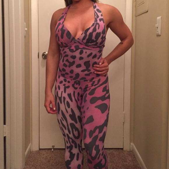 Animal print Like New Brazilian Overall